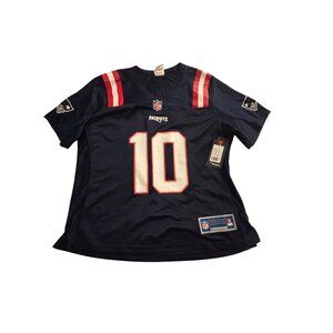 Mac Jones New England Patriots NFL Fanatics Navy Blue Jersey